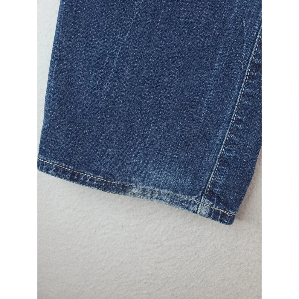 Big Star Jeans Womens 26‎ Maddie Bootcut Y2K Low Rise Distressed Stretch Denim